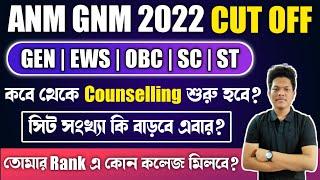 ANM GNM 2022 Result  ANM GNM 2022 Rank vs College  ANM GNM 2022 Counselling process Cut off