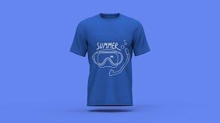 Animated T-Shirt Mockup Preview 1