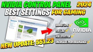 Nvidia Control Panel New update 551.23 2024 FOR Best Setting Gaming