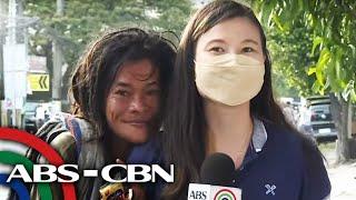 VIRAL ABS-CBN reporter niyakap ng palaboy habang nag-uulat  ABS-CBN News