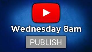 Best Time To Upload and Publish YouTube Videos Is.....