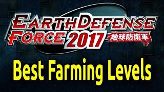 Earth Defense Force 2017 - Best Farming Levels + Guide  How To