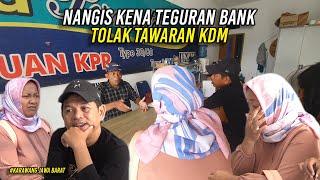 NGEJAR SAMPAI DI JALAN  NANGIS KENA TEGURAN BANK  TOLAK TAWARAN KDM