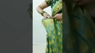 Very beautiful silk saree draping tutorial  Saree draping tips & stricks  Sari wear