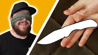 Guessing Knives Blindfolded  EDC Challenge