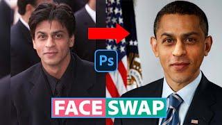 How to Easily Swap Faces In Photoshop FAST &EASY - Face Swap Tutorial