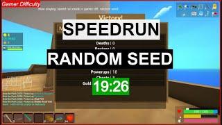 Muck My best Speedrunning on Gamer difficulty random seed V1.3