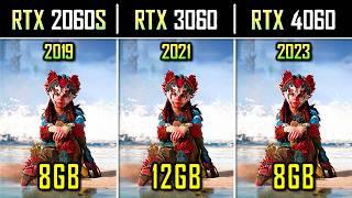 RTX 2060 Super vs. RTX 3060 vs. RTX 4060 - How Much Performance Improvement?