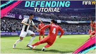 FIFA 19 DEFENDING TUTORIAL  How To Defend Effectively - BEST Way To TACKLE CONTAIN & JOCKEY