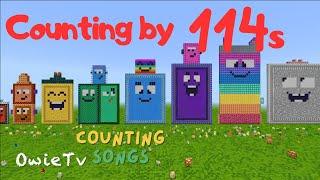 Counting by 114s Song  Minecraft Numberblocks Counting Songs  Math and Number Songs for Kids