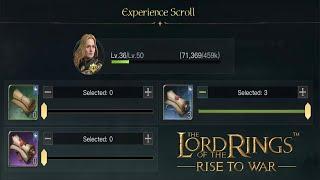 The Best New Way To Level Commanders XP Scrolls - Lord Of The Rings Rise To War