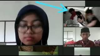 kejadian lucu saat lagi belajar online di zoomteman di culik perampok malah ketawa