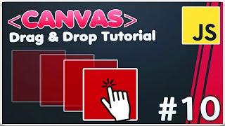 Canvas Drag & Drop Objects Tutorial  HTML5 Canvas JavaScript Tutorial #10