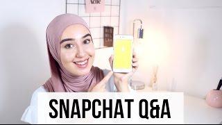 SNAPCHAT Q&A  Why minimalism Hairline hijab trend Are you African?