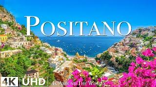 Positano Italia 4K • Film rilassante e panoramico con musica tranquilla e rilassante e video sulla