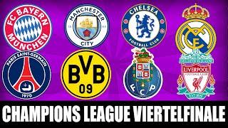 CHAMPIONS LEAGUE PROGNOSE VIERTELFINALE 2021 