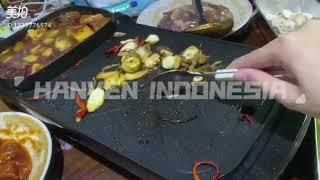 ANTI LENGKET PANCI ELECTRIC BBQ SHABU SUKI GRILL STEAMBOAT