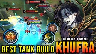 SUPER TANK Khufra Best Tank Build AUTO MVP - Build Top 1 Global Khufra  MLBB