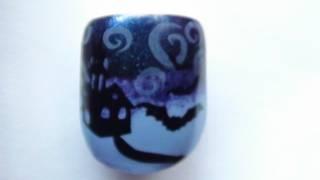 Spooky House Halloween Stamping Nail Art Tutorial