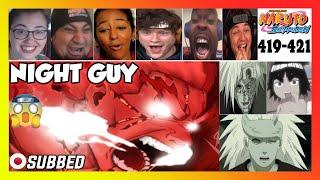 8th Gate Guy vs Madara Naruto Shippuden Episode 419-421 REACTION MASHUP