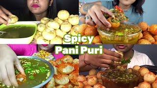 pani puri eating asmr • one by one pani puri eating • mukbang eating asmr edit compilation