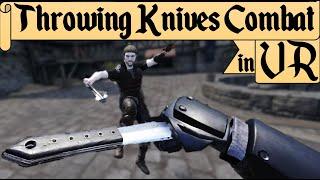 Throwing Knife gameplay in Blade and Sorcery VR