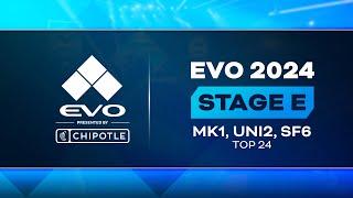 Evo 2024 Day 2 Stage E - MK1 UNI2 SF6 - Top 24