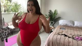 Curvy Girl Bikini Try On