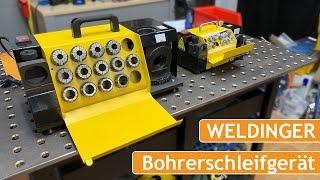 Neu Bohrerschärfgeräte BSG13-26 und BSG2-15 pro von WELDINGER  Bohrer einspannen und schleifen