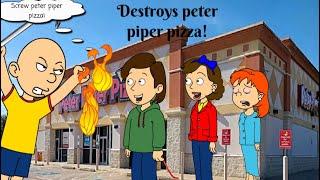 Caillou Destroys Peter Piper PizzaUngrounded
