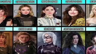 List Marvel and DC Superhero Female Actors