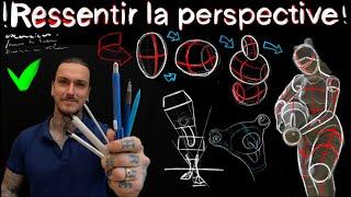 Cours de dessin débutants. Apprendre à Ressentir la 3ème dimension.