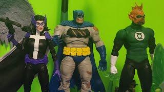 Huntress GreenLanternCorps and DKR Batman  Mcfarlane DC Multiverse CollectorsEdition #21-23 Review