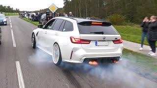 Best Of Burnouts & Powerslides 2023  Police FAILS & WINS