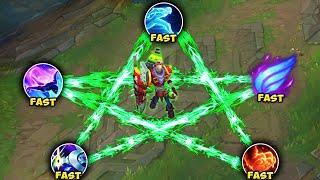 THE FASTEST SINGED IN LEAGUE HISTORY 1200+ MOVEMENT SPEED - League of Legends