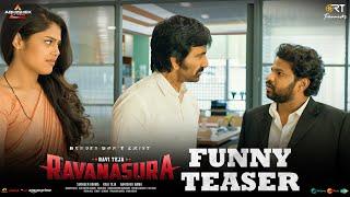 Ravanasura Funny Teaser  Mass Maharaja Ravi Teja  Sushanth  Sudheer Varma  Abhishek Nama