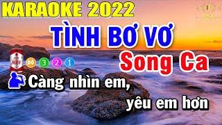 Tình Bơ Vơ Karaoke Song Ca  Trọng Hiếu