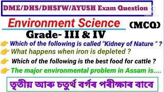 Health Department Science GK  DHS Assam Questions  Assam DHSDMEDHSFWAYUSH Question Answer 