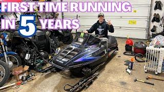 I Got A Free Snowmobile 1993 Polaris Indy XLT 580 Easy Fix Fuel Issue