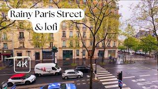 Paris Rain and Lofi Beats Surrendering to the Chill Rhythms of the City 4K Ultra HD no loop
