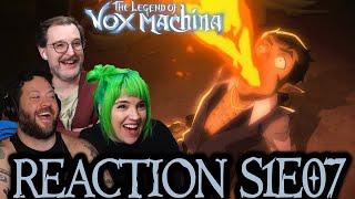 This show is TURNING IT UP  The Legend of Vox Machina S1x7 REACTION