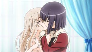 Anime girl kiss girl #37  Lesbian kiss
