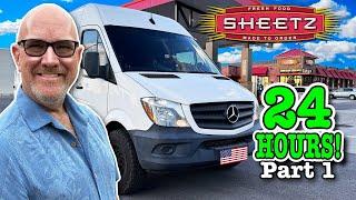 Eating Sheetz Gas Station Food for 24 Hours  Part 1