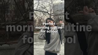 Perfect morning routines for school  Cute morning routines for girls #shorts