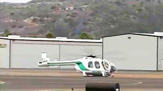 Spectacular Helicopter avoids a crash with the autorotation