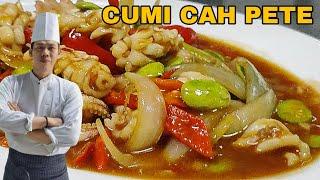 Cumi cah Pete style Chinese food  ala nanang kitchen