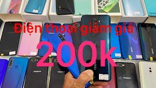 Thanh lý điện thoại cũ giảm giá 200k iPhone Samsung oppo vivo xiaomi cấu hình cao pin 5000mh giá rẻ