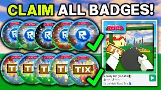 ROBLOX CLASSIC A DUSTY TRIP ALL BADGES