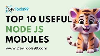 Top 10 Useful Node JS Modules #nodejs #javascript #js  #devtools99 #devtips #devtricks