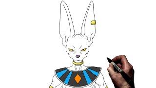 How To Draw Beerus  Step By Step  Dragonball